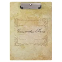 Personalized  Romantic Vintage  Clipboard