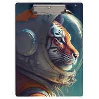 Adorable Tiger Astronaut Clipboard