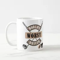 World's Worst Driver WWDa Coffee Mug