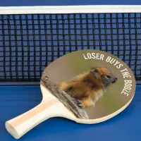 Funny Cute Saucy Columbian Ground Squirrel Ping Pong Paddle