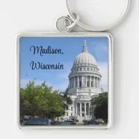 Madison, Wisconsin State Capitol Keychain