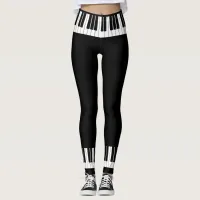 Piano Keys Pianist Leggings