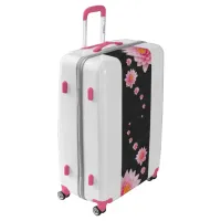 Elegant Floating Pink Lotus Flowers Luggage