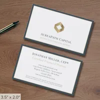 Professional Luxury Logo Business Card