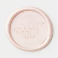 Butterfly Wildlife Nature Wax Seal Sticker