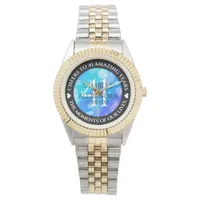 Elegant 41st Blue Topaz Wedding Anniversary Watch