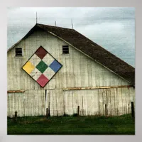 An Iowa Barn Quilt Poster