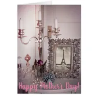 Happy Mother's Day! Vintage Eiffel Tower Photo