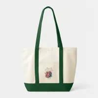 Potting Pro Cottage Floral Watering Can Tote Bag