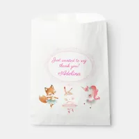 Tutu Cute Ballerina Ballet Animals Birthday Party Favor Bag