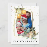 *~* Family Photo Corporate AP20 Christmas Party Invitation