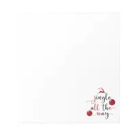 jingle all the way notepad