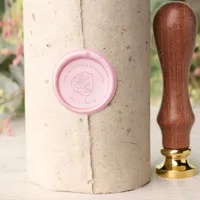 Single Rose Wedding stationery Wax Seal Stamp