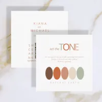 Set the Tone Natural Earth Color Palette ID983 Enclosure Card
