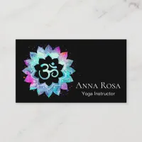 *~* Om Reiki Yoga Massage Lightworker Business Card