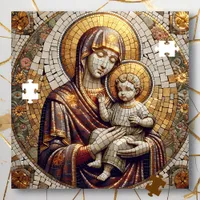 Blessed Mother Mary and Baby Jesus | Religoius Jigsaw Puzzle