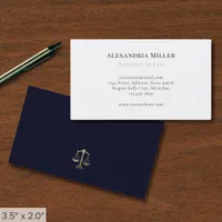 Simple Lawyer Business Card