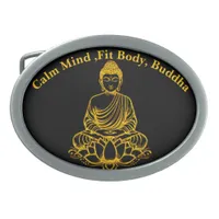 Buddha in Lotus Pose Belt Buckle