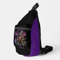 Rockstar Reptiles Midnight Jam Session Sling Bag