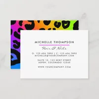 Modern Rainbow Business Card