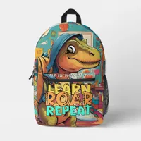 Personalized Dino Backpack - Learn, Roar, Repeat