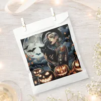 Grab a Broom | Witch Themed Halloween Party Favor Bag