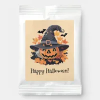 Jack-o-Lantern in Witch Hat Halloween Hot Chocolate Drink Mix