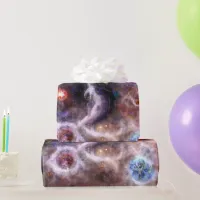 A Captivating Abstract Galactic Nebula Wrapping Paper