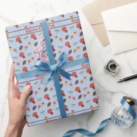 Personalized Fall Wrapping Paper