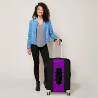 Vibrant, Bold Fuchsia Purple Personalized Luggage