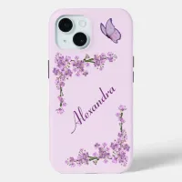 Pretty Pink Cherry Blossoms iPhone 15 Case