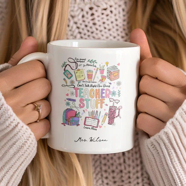 Teacher Stuff, Doodles Teacher Appreciate Gift Coffee Mug