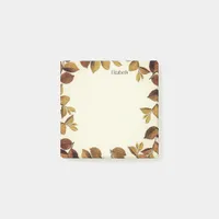 Romantic and Bohemian Embellishment Foliage Post-it Notes