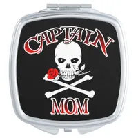 Captain Mom Compact Mirror