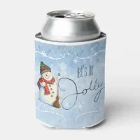 Jolly Snowman ID841 Can Cooler