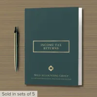 Custom Income Tax Folders with Pockets