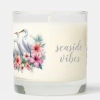 Tropical Egret Coastal Bird Scented Candle