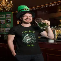 Whimsical Leprechaun Savoring A Brew T-Shirt