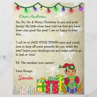 Personalized Letter from Santa Claus