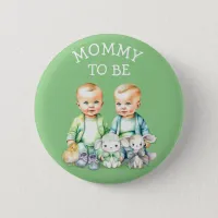 Personalized Mommy to be Baby Shower Button