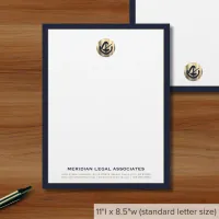 Professional Blue and Gold Law Office Essentials