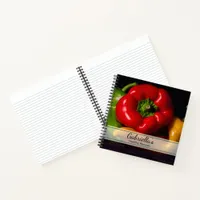 Red, Green and Yellow Peppers Healthy Recipe Notebook