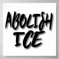 Abolish ICE, anti I.C.E. Poster