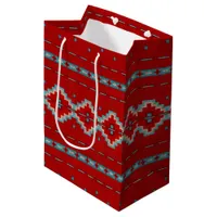 Southwest Mesas Red and Turquoise Medium Gift Bag