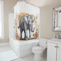 Whimsical Funny Animal Shower Curtains