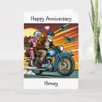 Happy Anniversary Honey | Adventurous Couple Card