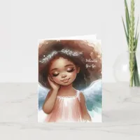 Angel Sympathy Card Illness Cancer