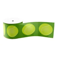 Tennis themed Party Grosgrain Ribbon