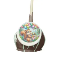 Cute Squirrel Happy Birthday Party  Cake Pops