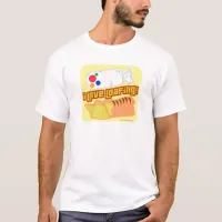 Funny I Love Loafing Bread Cartoon T-Shirt